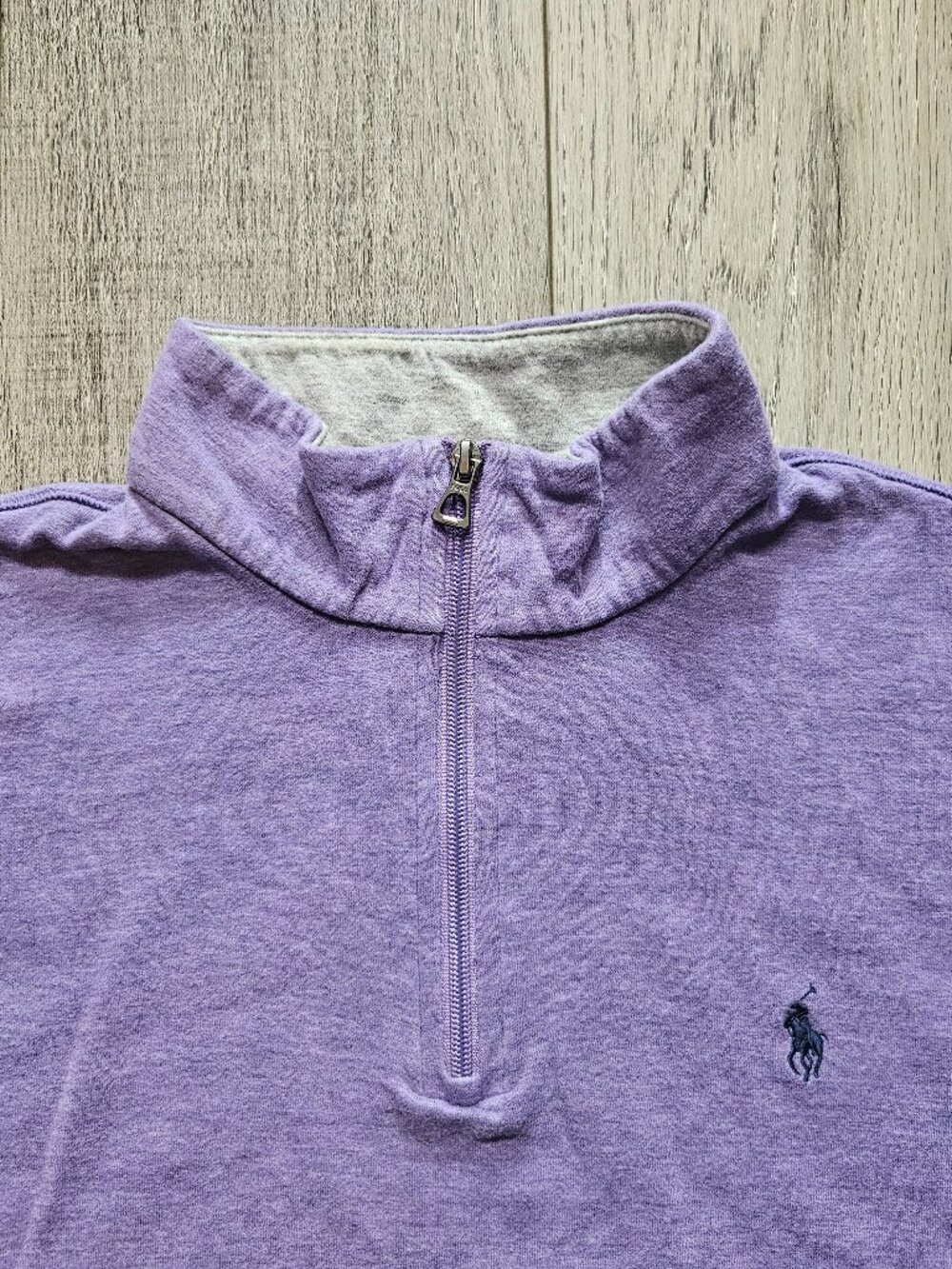 Polo Ralph Lauren Mens Size XL Performance 1/4 Zip Pullover Lavender Purple - Picture 3 of 7